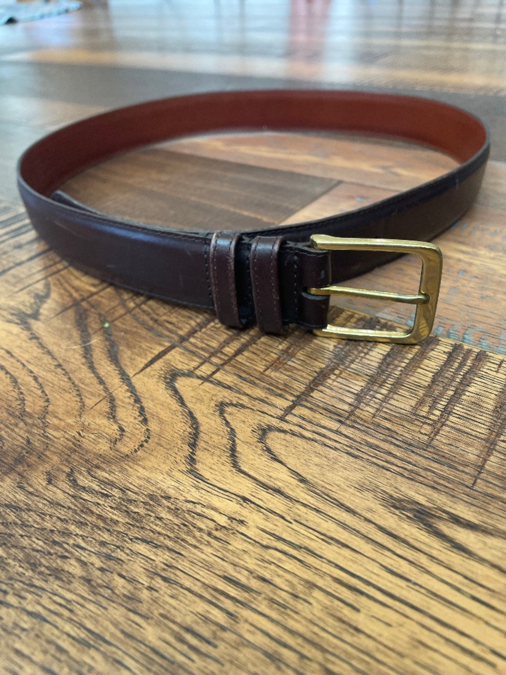 Womens Coach leather belt